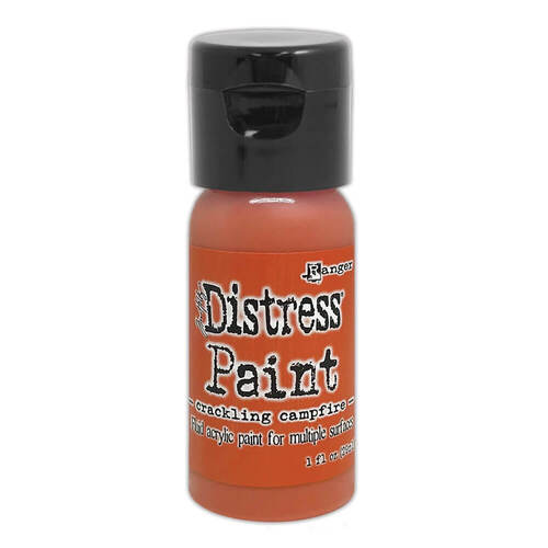 Tim Holtz Flip Top Distress Paint AUG 2020 NEW CRACKLING CAMPFIRE TDF72331