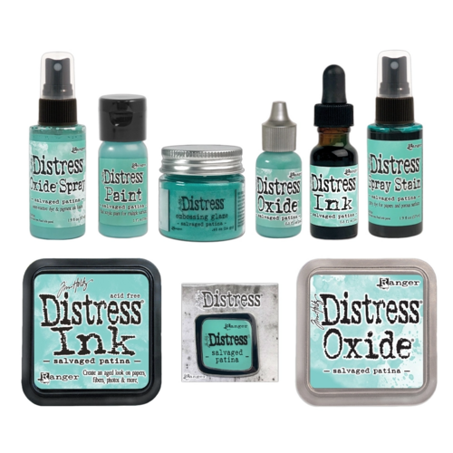 Tim Holtz Distress INK SALVAGED PATINA + BONUS Enamel Pin