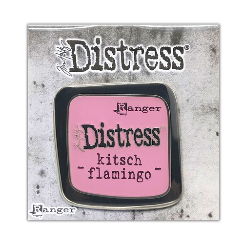 Tim Holtz Distress Collector Enamel Pin - Kitsch Flamingo TDZ73130