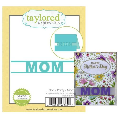 Taylored Expressions Block Party Die - Mom - TE1055