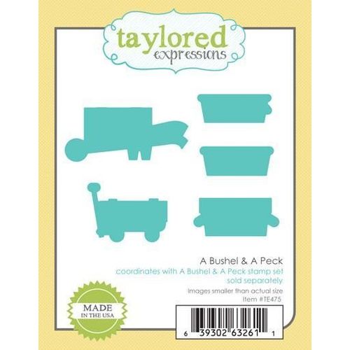 Taylored Expressions Dies -  A Bushel & A Peck Die - TE475