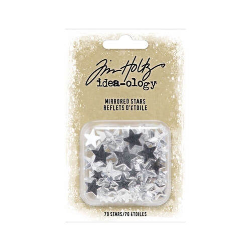 Tim Holtz Idea-ology - Mirrored Stars (70/Pkg) TH94207