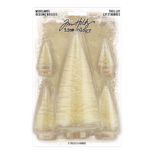 Tim Holtz Idea-ology - Woodland Tree Lot (5/Pkg) TH94211