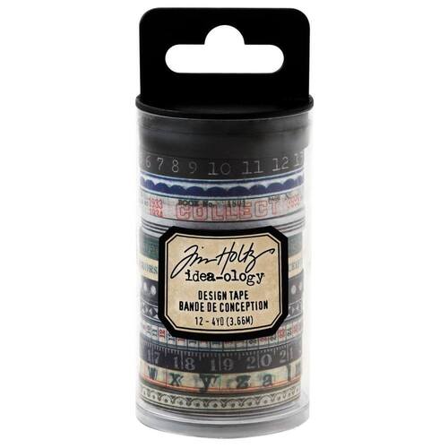 Tim Holtz Idea-Ology Design Tape 12/Pkg - Trims TH94218