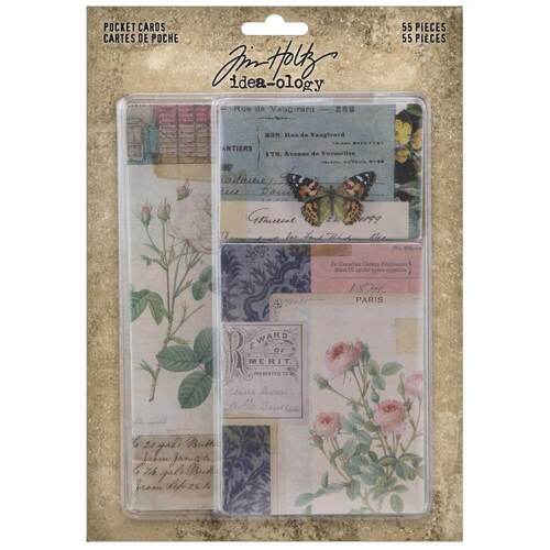 Tim Holtz Idea-Ology - Pocket Cards (55/Pkg) TH94226