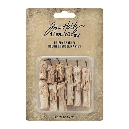 Tim Holtz Idea-ology - Drippy Candles (9/Pkg, 1.125" To 2") TH94260