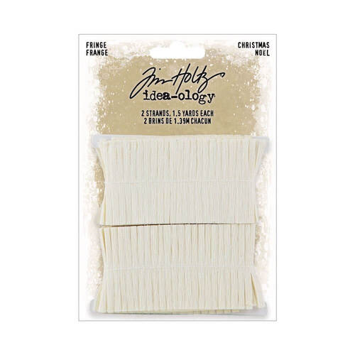 Tim Holtz Idea-ology - White Fringe (1.5yd, 2/Pkg) TH94287