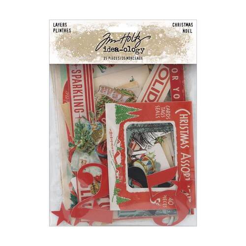 Tim Holtz Idea-Ology - Christmas Layers (35/Pkg) TH94288