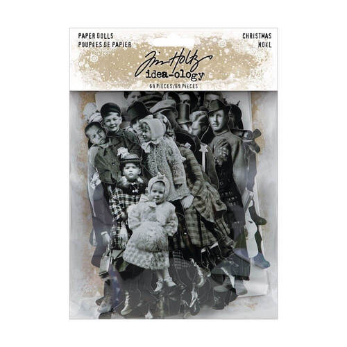 Tim Holtz Idea-Ology - Christmas Paper Dolls (69/Pkg) TH94290