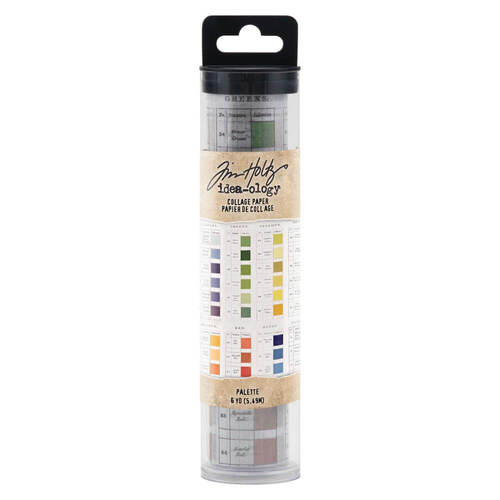 Tim Holtz Idea-Ology Collage Paper 6"X6yds - Palette TH94312