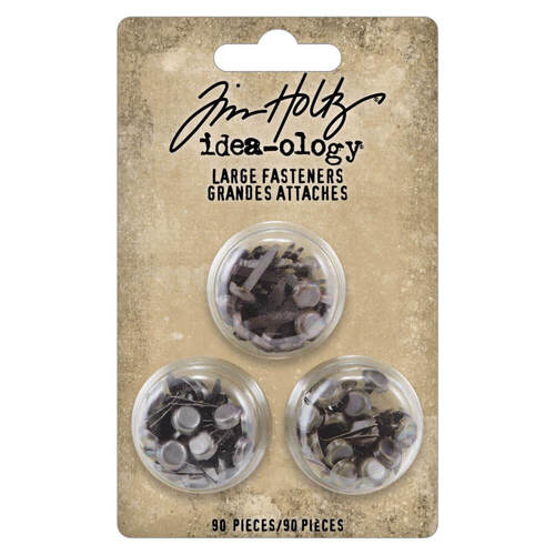 Idea-Ology Metal Large Fasteners - Antique Silver, Copper & Brass TH94314