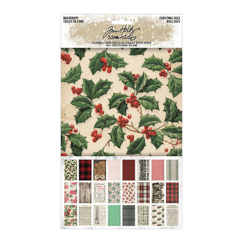 Tim Holtz Idea-ology - Christmas Backdrops TH94346