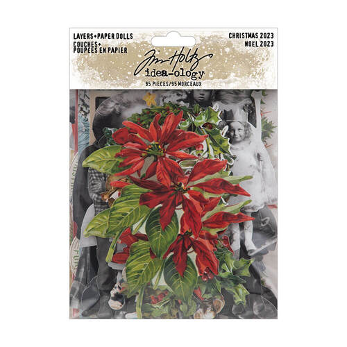 Tim Holtz Idea-ology - Chritmas Layers + Paper Dolls TH94348