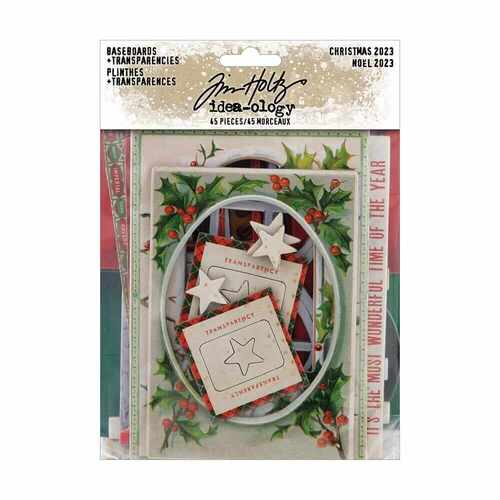 Tim Holtz Idea-ology - Christmas Baseboards + Transparencies TH94349