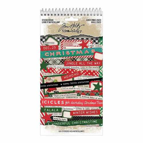 Tim Holtz Idea-ology - Christmas Sticker Book TH94350