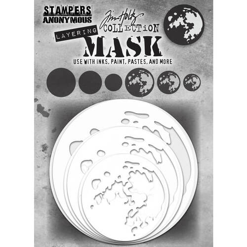 Tim Holtz Stampers Anonymous Layering Mask - Moon THMSK01