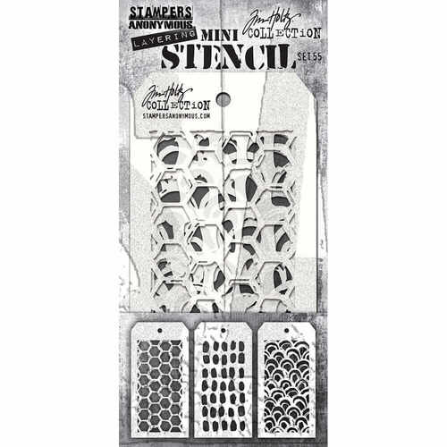 Stampers Anonymous Mini Layering Stencil - Set #55 THMST055