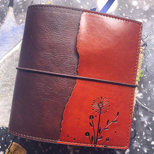 Elizabeth Craft Designs Traveler's Notebook - Square XL Cognac TN11