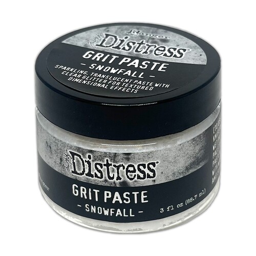 Tim Holtz Distress Holiday Grit Paste - Snowfall Ltd Ed