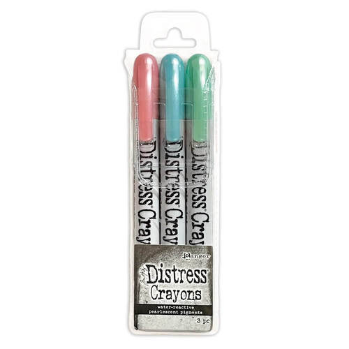 Tim Holtz Distress Christmas Pearlescent Crayon - Set #6 TSCK84396