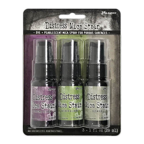 Tim Holtz Distress Mica Stains - Halloween Set 4 TSHK81104