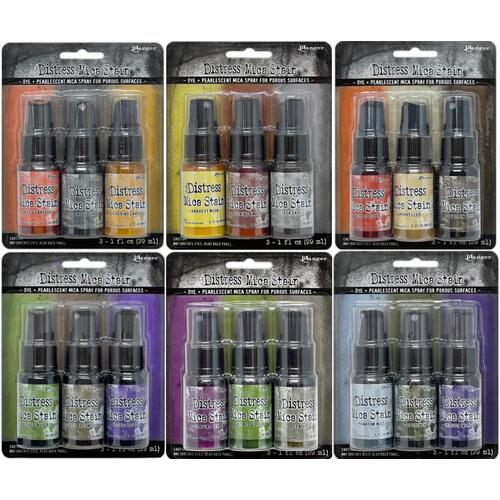 Tim Holtz Distress Mica Stains - Halloween BUNDLE SET 1 to 6