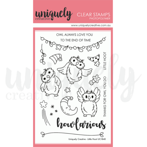 Uniquely Creative Clear Stamps - Little Hoot
