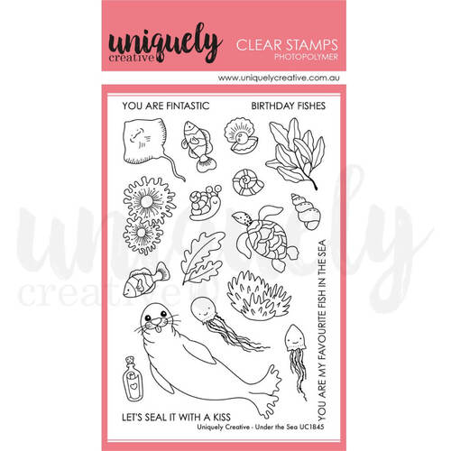 Uniquely Creative Clear Stamps - Under the Sea