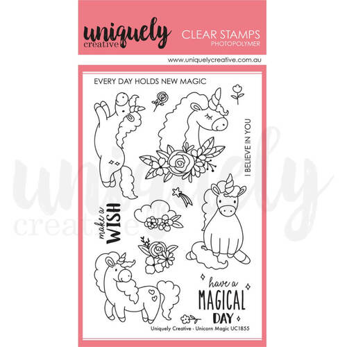 Uniquely Creative Clear Stamps - Unicorn Magic