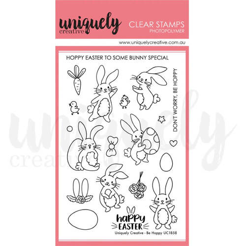 Uniquely Creative Clear Stamps - Be Hoppy