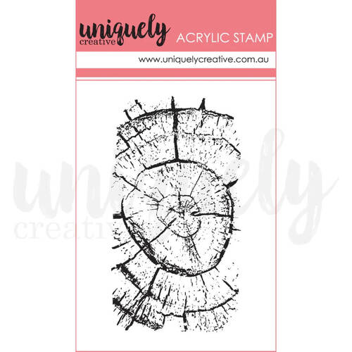 Uniquely Creative Mark Making Mini Stamp - Log