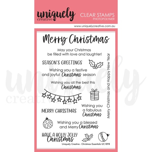 Uniquely Creative Clear Stamps - Christmas Essentials