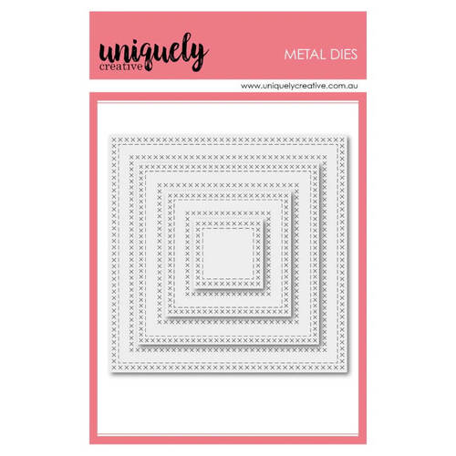 Uniquely Creative Dies - Cross Stitch Nesting Squares