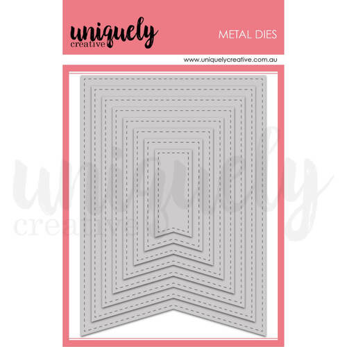 Uniquely Creative Dies - Stitched Banner