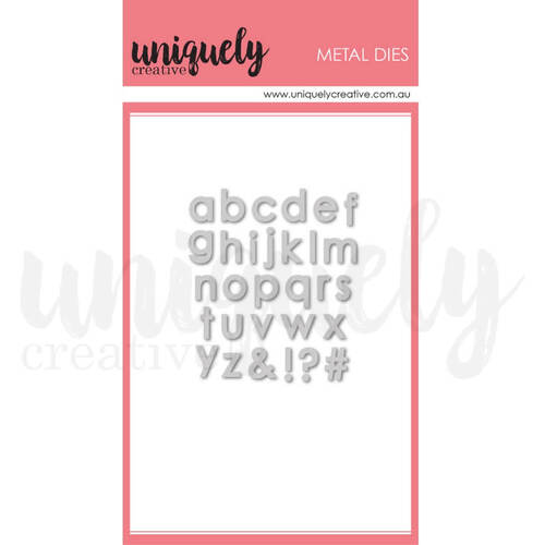 Uniquely Creative Dies - Tiny Lowercase Alpha