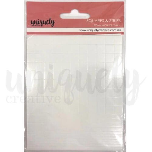 Uniquely Creative Foam Mounts Squares & Strips