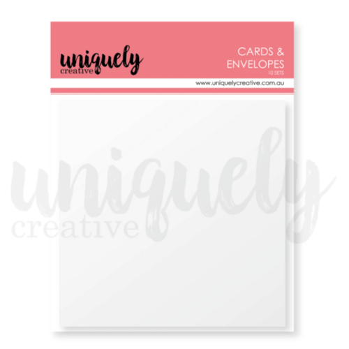 Uniquely Creative Cards & Envelopes - Square 130 x 130 10/pk