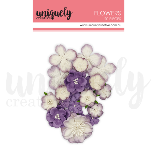 Uniquely Creative - Flowers Dusty Purple