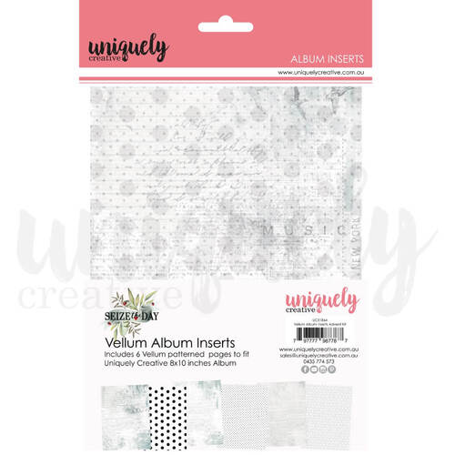 Uniquely Creative Vellum Album Inserts - Advent