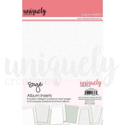 Uniquely Creative Album Inserts - Sage