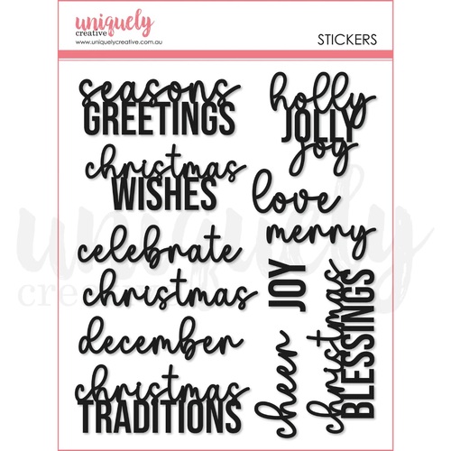 Uniquely Creative - A Christmas Dream Puffy Stickers
