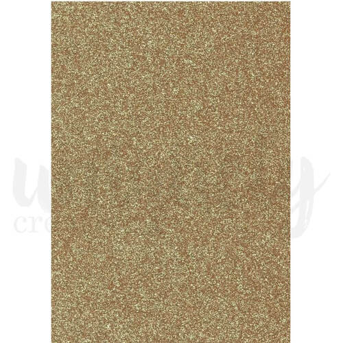 Brown Glitter Cardstock, 250gsm, 4 Sheets