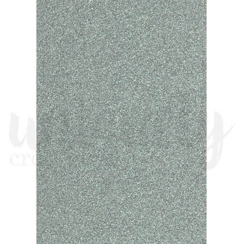 Uniquely Creative Glitter Cardstock A4 - Silver