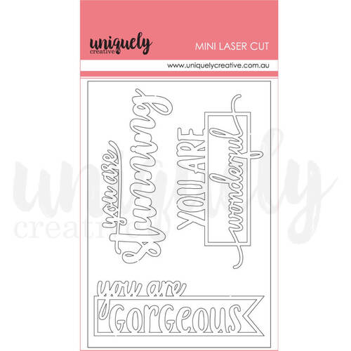 Uniquely Creative Mini Laser Cut - Gorgeous Girl