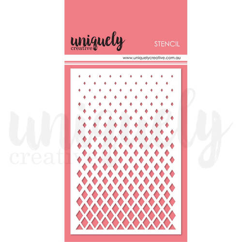 Uniquely Creative Stencil - Diamond Fade