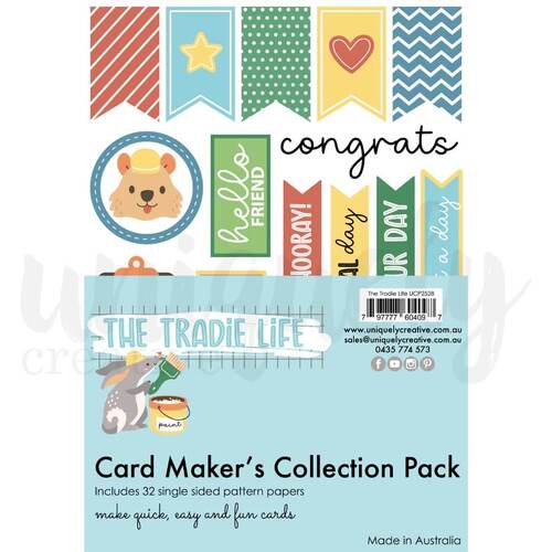 Uniquely Creative Card Makers Collection Pack A5 - The Tradie Life