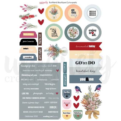 Uniquely Creative - Bushland Boutique Cut-a-Part Sheet