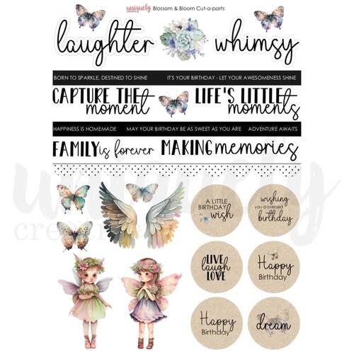 Uniquely Creative - Blossom & Bloom Cut-a-Part Sheet