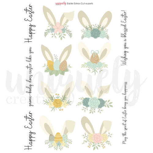 Uniquely Creative - Easter Extras Cut-a-Part Sheet