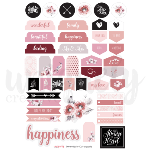 Uniquely Creative - Serendipity Cut-A-Part Sheet